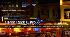 Desktop Screenshot of heronrockbistro.ca