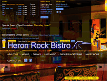 Tablet Screenshot of heronrockbistro.ca